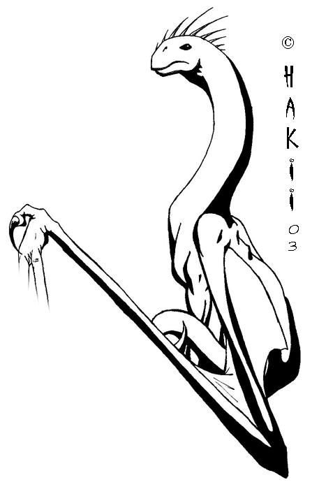 "Black and White" copyright Hakii (C. A. Swain) 2003
