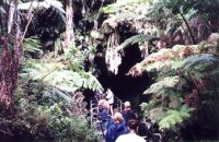 Going into a Lava Tube