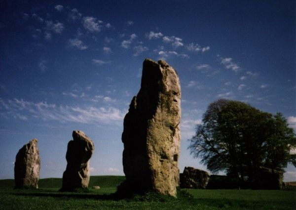 Avebury Stone circle at dusk