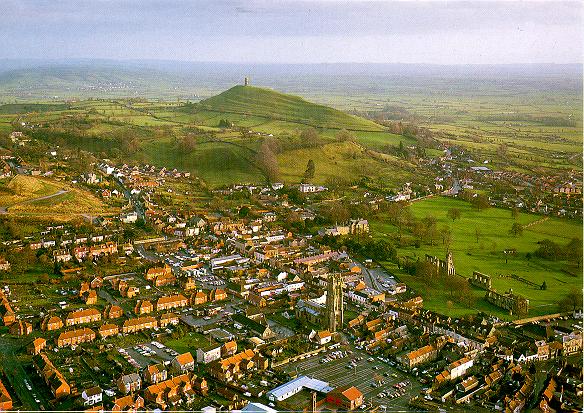 Glastonbury from the air
