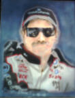 Dale Earnhardt&nbsp; airbrushed for an auction (16" x 20")
