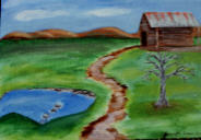 Landscape painting (16" x 20")
