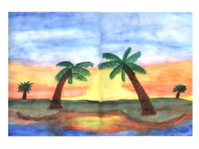 Watercolor painting