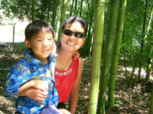 Jason and Maria at Giant Bamboo Nursery