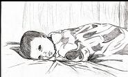 A baby I drew for my mom's friend...(by me)
