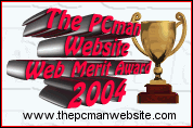 The PCman Website Award