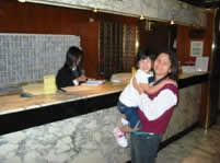 hotel lobby