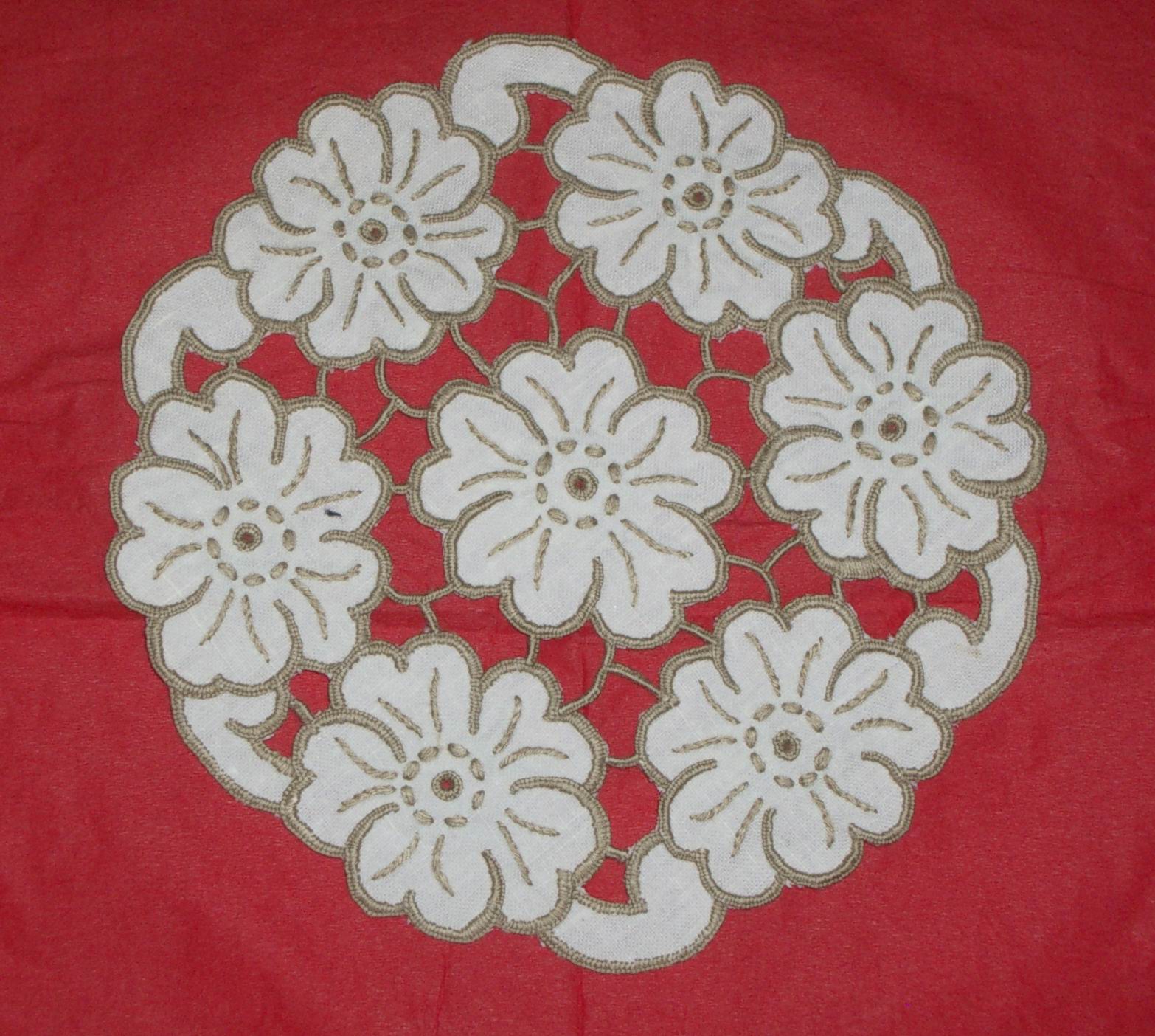Portuguese Embroidery - 7 flowers