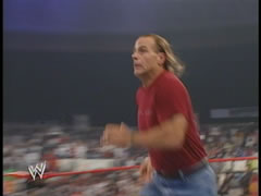 On his way to beating HHH's ass