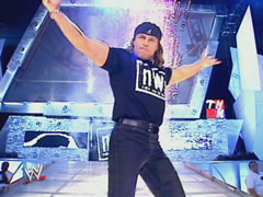 HBK back in black...and white