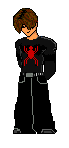 I think Lance has been around Rogue too much. He went goth!