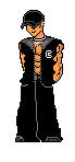 Whoa, Badass Pietro! All he needs is a Harley and roarin' to go!