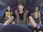 Uh-oh. WHO LET LANCE DRIVE?! Run 4 ur life!