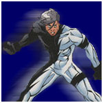 I like this pic of Pietro grown up. Although it appears that his hair is grey, and not white. 