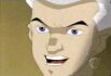 White hair, black eyebrows. Does anyone else find that 
strange? Then again, look at his dad...