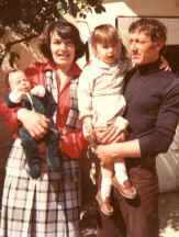 Su mam� Margarita, su pap� Ram�n y su hermana Ana Laura.