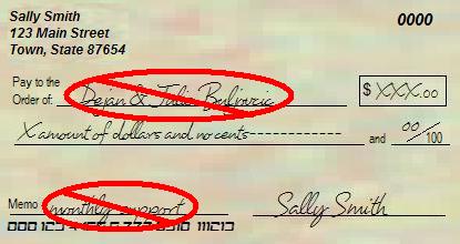 incorrectly written check #1