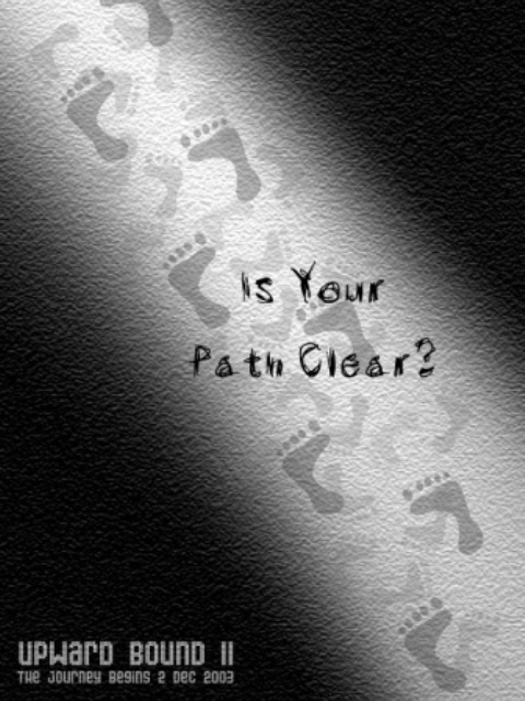 Footprints; Is Your Path Clear?