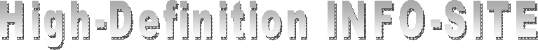 High-Definition INFO-SITE