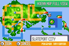 Hoenn Map  -  Full View