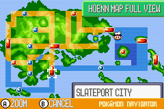 Hoenn Map&nbsp; -&nbsp; Full View