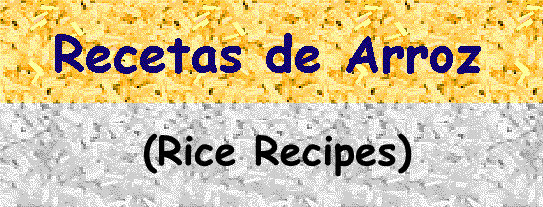 Recetas de arroz (Rice Recipes)