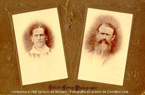Umbelina C�ndida de Jesus e Vital Ignacio de Moraes