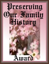 Preserving Our 
Family History Award