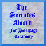 The 
Socrates Award for Homepage Creativity