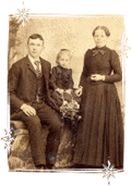 Antique photo of unknown family