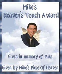 Mike's Piece Of Heaven Award