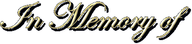 In Memory of