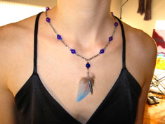 Feather Pendant Necklace