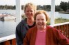 Val and Mandy enjoying the Swedish sunshine