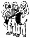 Um grupo musical leg&iacute;timo de forr&oacute;. O forr&oacute; era designado no in&iacute;cio como For All