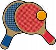 raquetes de ping-pong
