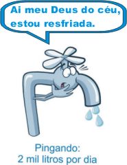 O quanto se gasta com uma torneira pingando