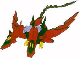 Epyon In Bird Mode (Front View)
