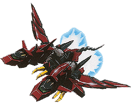 Epyon In Bird Mode (Front View)