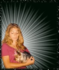 Yorkie Angel and My Daughter