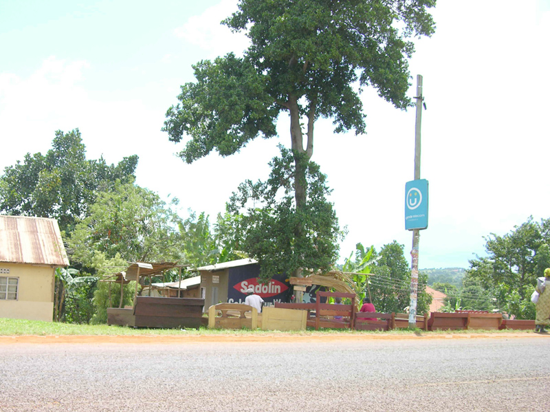 Furniture shop at the roadside