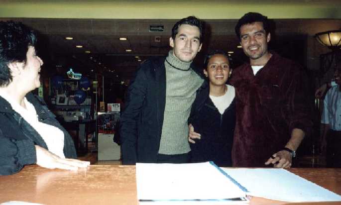 Juan R�os, Felipe N�jera y Mariana