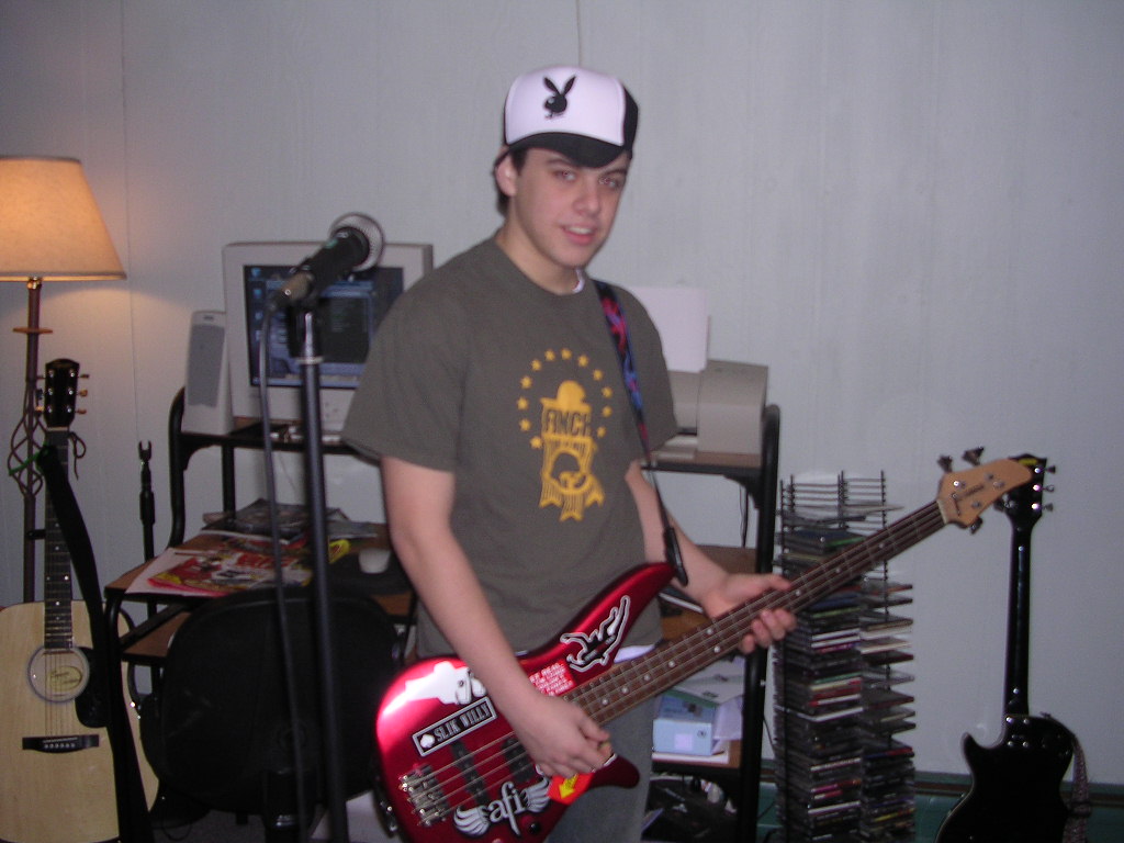 "I can't really play bass"