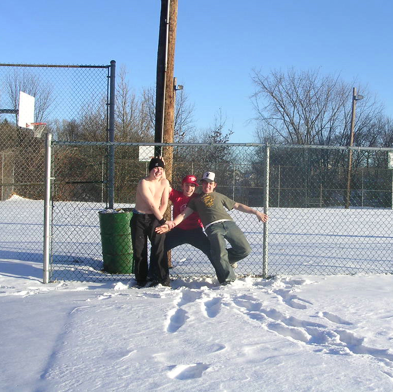 yea that's right...it was freakin cold out