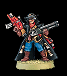 Bounty hunter on the prowl! Outlaws beware!