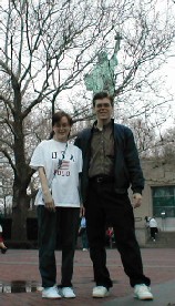 James & Stephanie at the Statue of Liberty