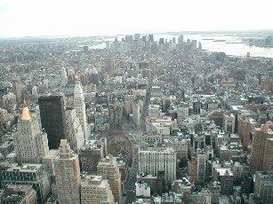 View from Empire State Bldg.