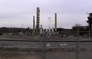 CORUS STEEL&nbsp;&nbsp; gate and stacks