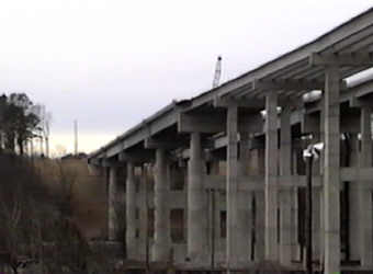 bridge from southern bank of the Black Warrior