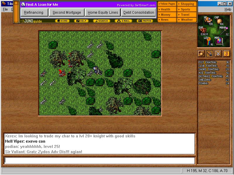 Sreen shot of my skills